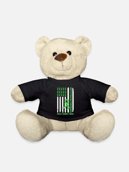Mentale Gesundheit Fight the Stigma Mental - Teddy - Schwarz