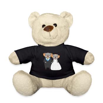 Fiancé Koala amant Koala Whisperer Animal - Nounours - noir - Devant