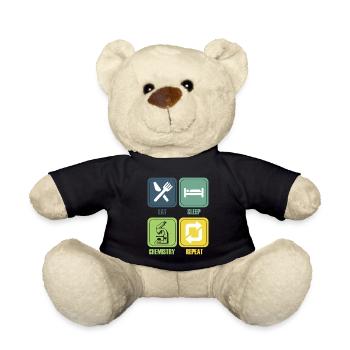 Chemie Lehrer Wissenschaftler Chemieker - Teddy - Schwarz - Vorne