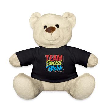 Social Work Team Social Work Social Workers - Teddy Bear - black - Front