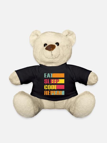 Lustiger Informatiker Spruch, Informatik - Teddy - Schwarz