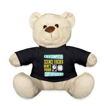 Lustiger Informatiker Spruch, Informatik - Teddy - Schwarz - Vorne