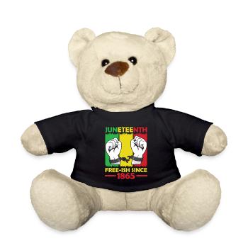 Juneteenth Free Ish depuis 1865 Afrika Black - Nounours - noir - Devant