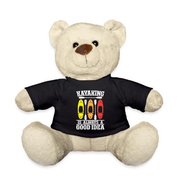Le kayak est toujours une bonne idée - Nounours - noir - Devant