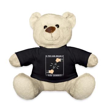 Lustige Elektriker Sprüche I Eliktriker - Teddy - Schwarz - Vorne