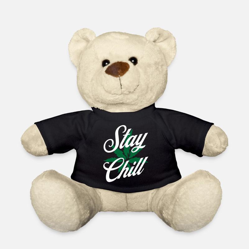 Stay Chill Marijuana - Teddy Bear - black
