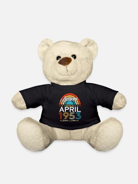 Avril 1953 Vintage Retro Anniversaire - Nounours - noir