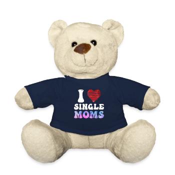 I love Single Moms Party Malle Single Männer - Teddy - French Navy - Vorne