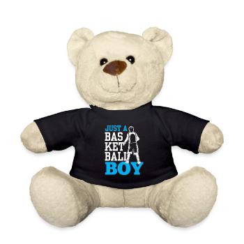 Only one basketball young basketball player team - Teddy Bear - black - Front