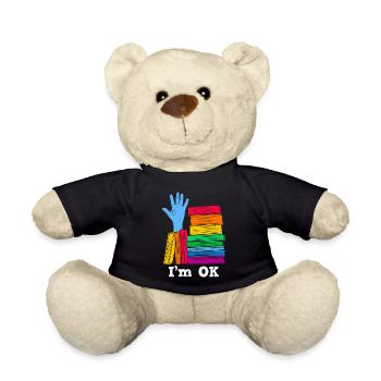Buchlieberhaber I´m OK with Books Book lover - Teddy - Schwarz - Vorne