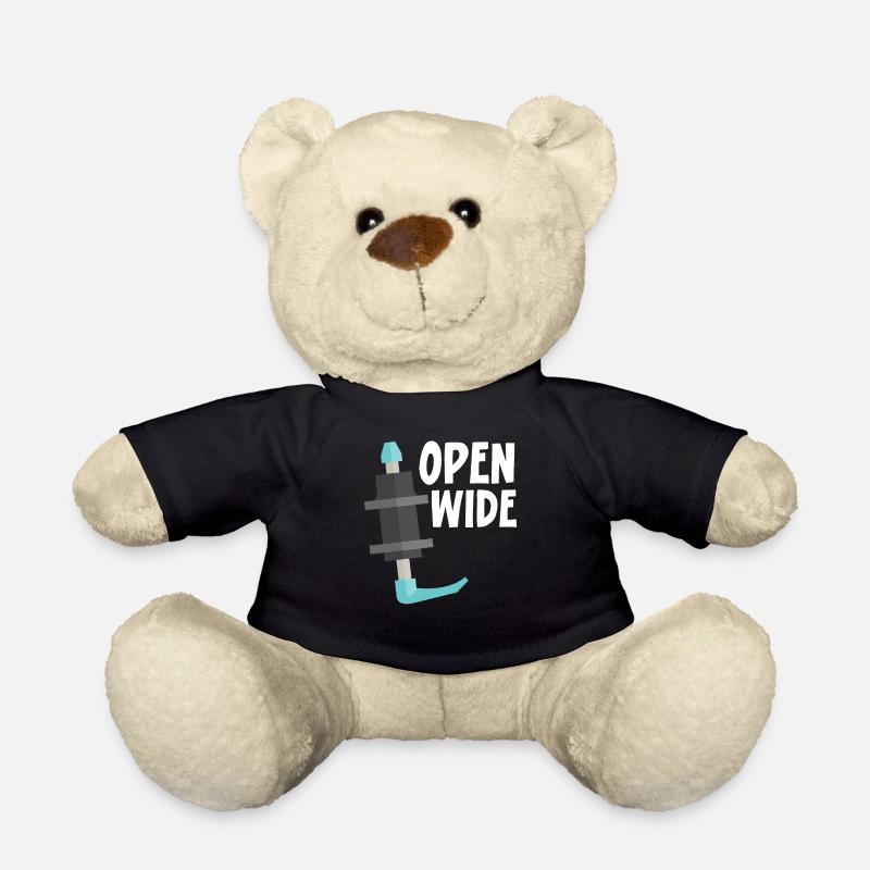 Open Wide Krankenschwester Anästhesie Anästhesist - Teddy - Schwarz