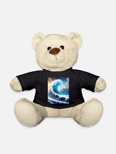 Big Wave #001 - Teddy Bear - black