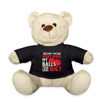 Est-ce que cette chemise rend mes couilles grosses - Nounours - noir - Devant