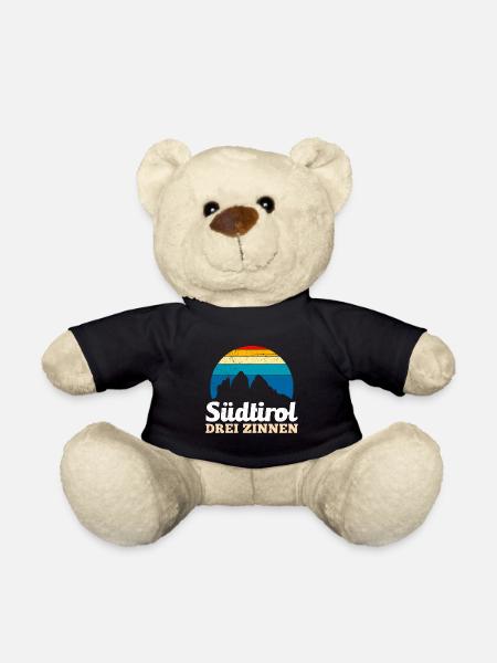Drei Zinnen Südtirol Bergsteiger und Wanderer - Teddy - Schwarz