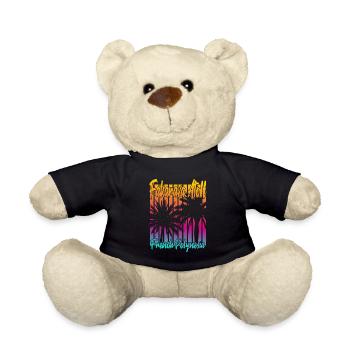Sunset in Fakarava Atoll - Teddy Bear - black - Front