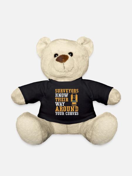 Vermessungsingenieure kennen sich mit Ihren Kurven - Teddy - Schwarz