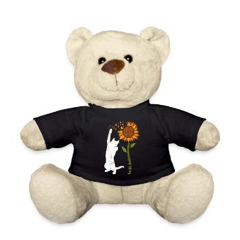 Beste Katzenmama Sonnenblumen Katzenliebhaberin - Teddy - Schwarz - Vorne