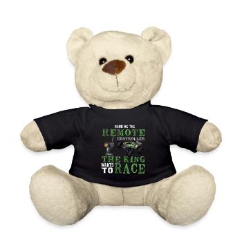 RC Auto Hobby Spruch Ferngestuertes Auto - Teddy - Schwarz - Vorne