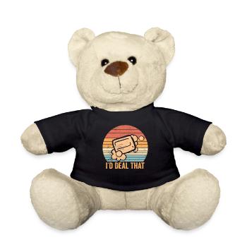 Funny soap making soap maker - Teddy Bear - black - Front