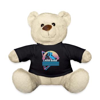 Jiu Jitsu BJJ Rétro - Nounours - noir - Devant