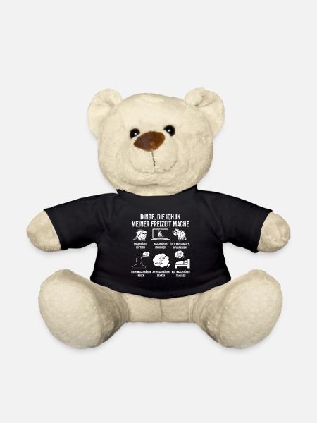 Tiermotiv Waschbär - Teddy - Schwarz