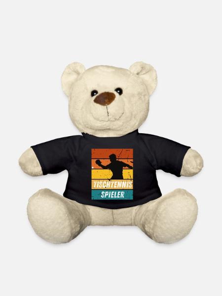 Tischtennisspieler - Teddy - Schwarz