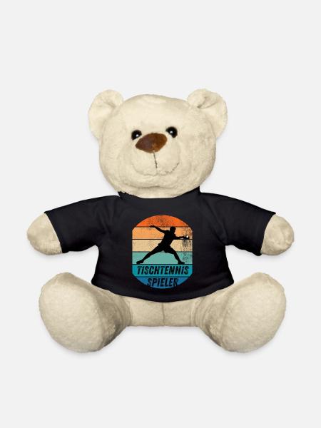 Tischtennisspieler - Teddy - Schwarz