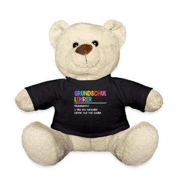 Grundschullehrer Ein normaler Lehrer nur cooler - Teddy - Schwarz - Vorne