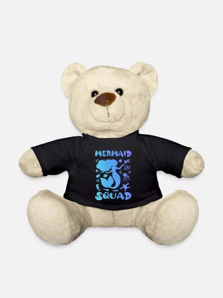 Meerjungfrauen-Trupp - Teddy - Schwarz