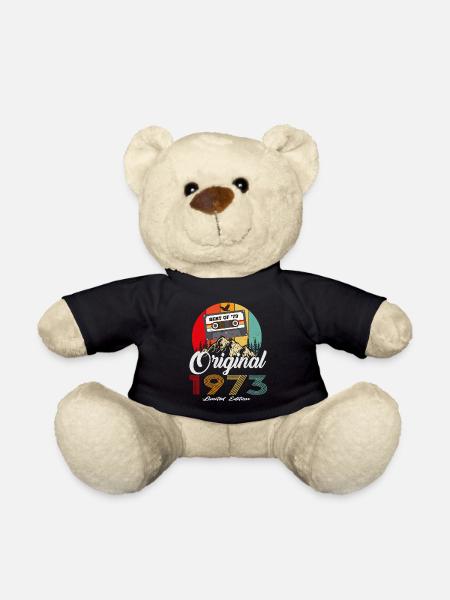 1973 Jahrgang Vintage Retro Geburtstag Geschenk - Teddy - Schwarz