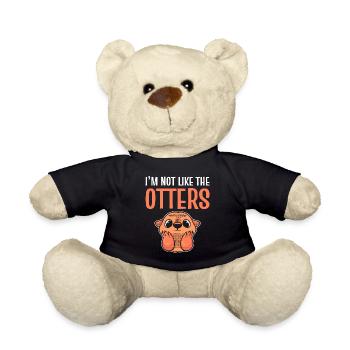 Lustige Otter Komiker - Teddy - Schwarz - Vorne