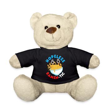 Fliegendes Spaghettimonster FSM Pastafarian - Teddy - Schwarz - Vorne