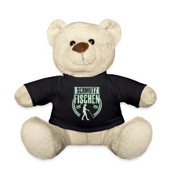 Schmutz Fischen Sondengänger mit Detektor - Teddy - Schwarz - Vorne