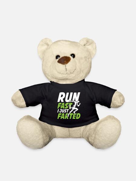 Run Fast I Just Farted für einen Jogger und - Teddy - Schwarz