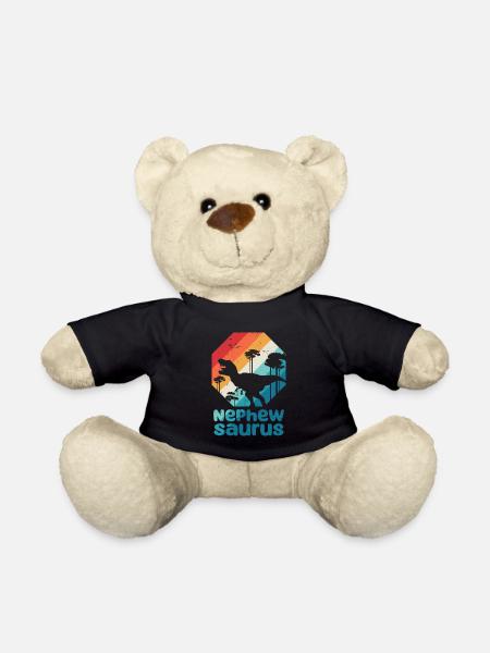 Neffe T Rex Dinosaurier Neffe Saurus Familie - Teddy - Schwarz