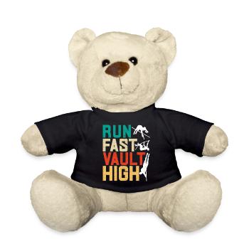 Saut à la perche Saut à la perche - Nounours - noir - Devant