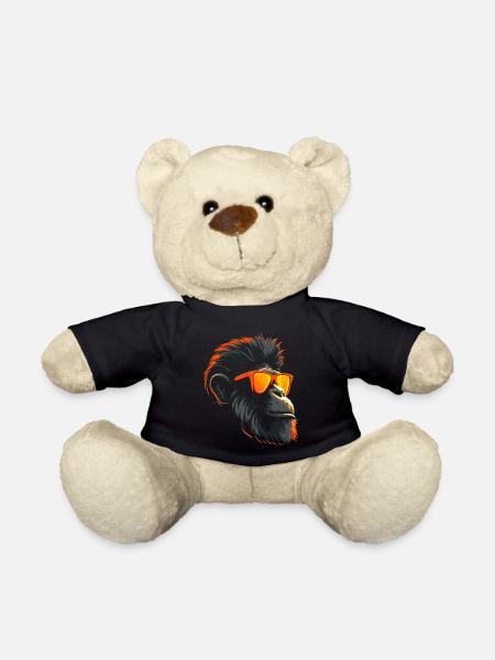 Affen Sonnenbrille kühl - Teddy - Schwarz