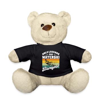 Barefoot Waterskiing - Teddy Bear - black - Front