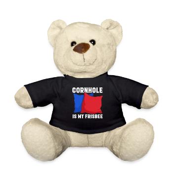 Lustiges Corn Hole - Teddy - Schwarz - Vorne