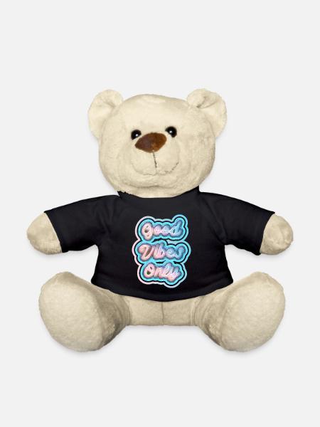Good Vibes 1 (R) - Teddy Bear - black