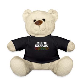 Scheidungsparty Finally Divorced Scheidung - Teddy - Schwarz - Vorne