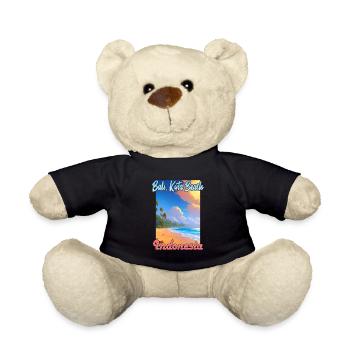 Bali Kuta Beach, Indonesia - Teddy Bear - black - Front