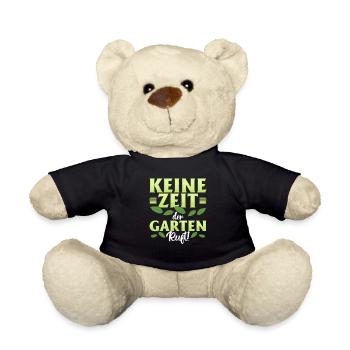 Keine Zeit, der Garten ruft! - Teddy - Schwarz - Vorne