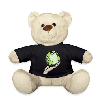 Schütze unsere Erde - Teddy - Schwarz - Vorne