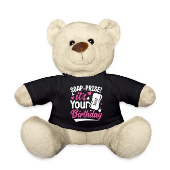 Fabrication de savon, savonnier, savonologue - Nounours - noir - Devant