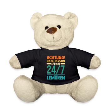 Lemur - Teddy - Schwarz - Vorne