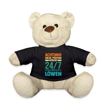 Löwe Löwen - Teddy - Schwarz - Vorne