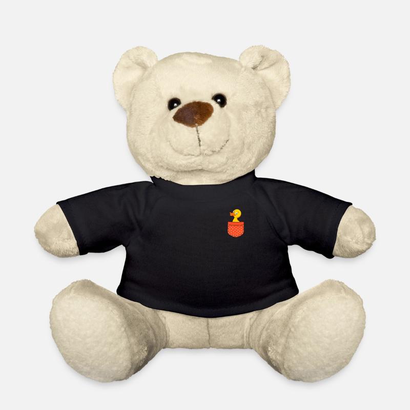 Duck Shirt Duckling Duck Fan Duck Birds Ducks - Teddy Bear - black