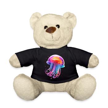 Méduse arc-en-ciel LGBTQIA+ - Nounours - noir - Devant