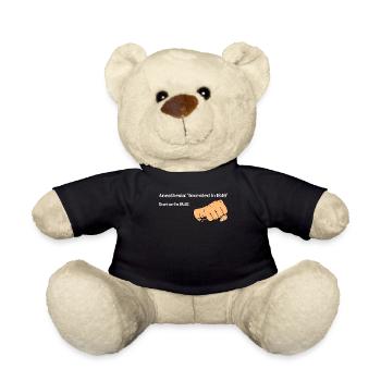 Anesthésiste Anesthésiologie - Nounours - noir - Devant